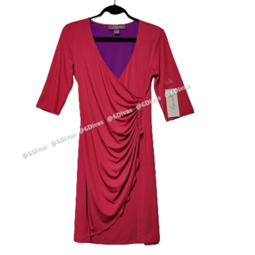 Pink Dress, Elegant Dress, Office Dress, Party Dres - Sizes 6, 8,10,12- NEW